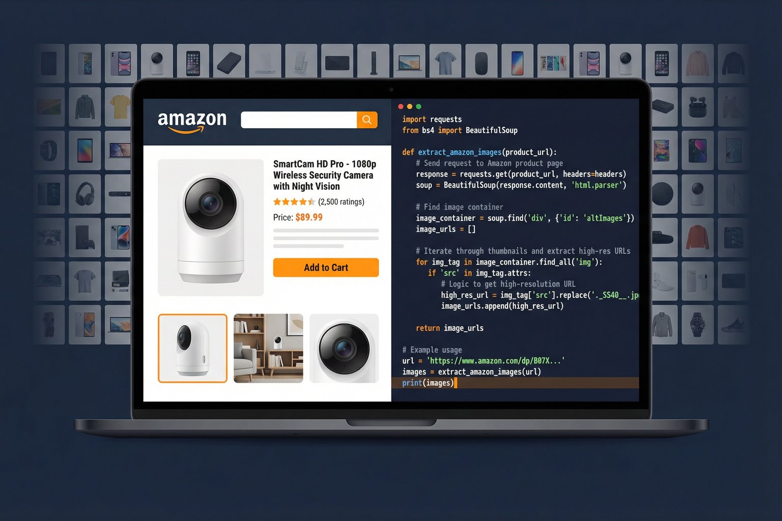Amazon Product Image Extraction: High-Resolution Image URLs & Bulk Download (2026)