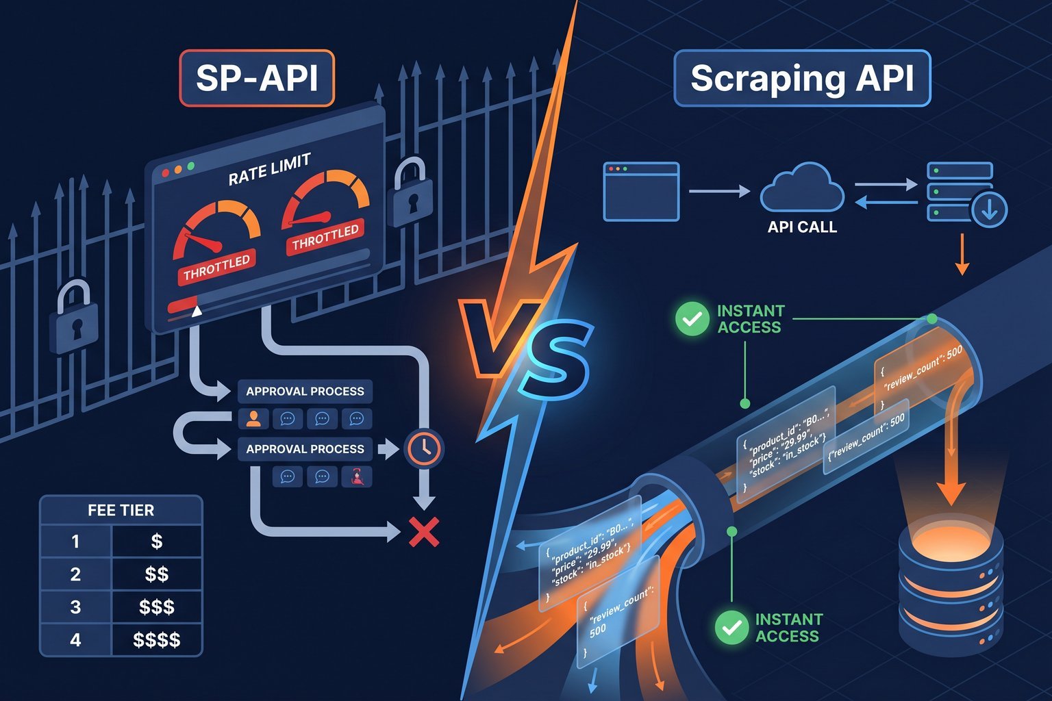 Amazon Seller Central API vs Scraping: Best Data Access Methods for Sellers (2026)