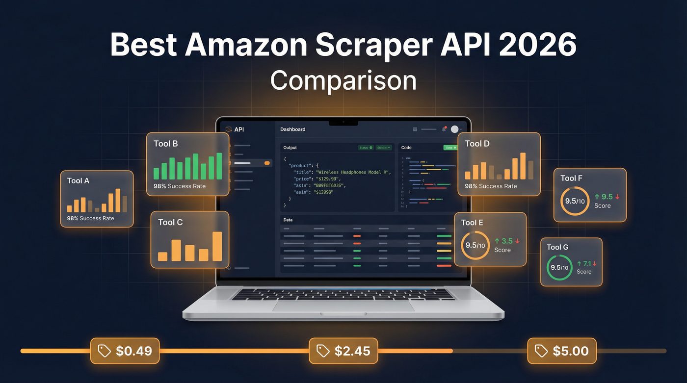 Best Amazon Scraper API in 2026: Top 7 Tools Compared