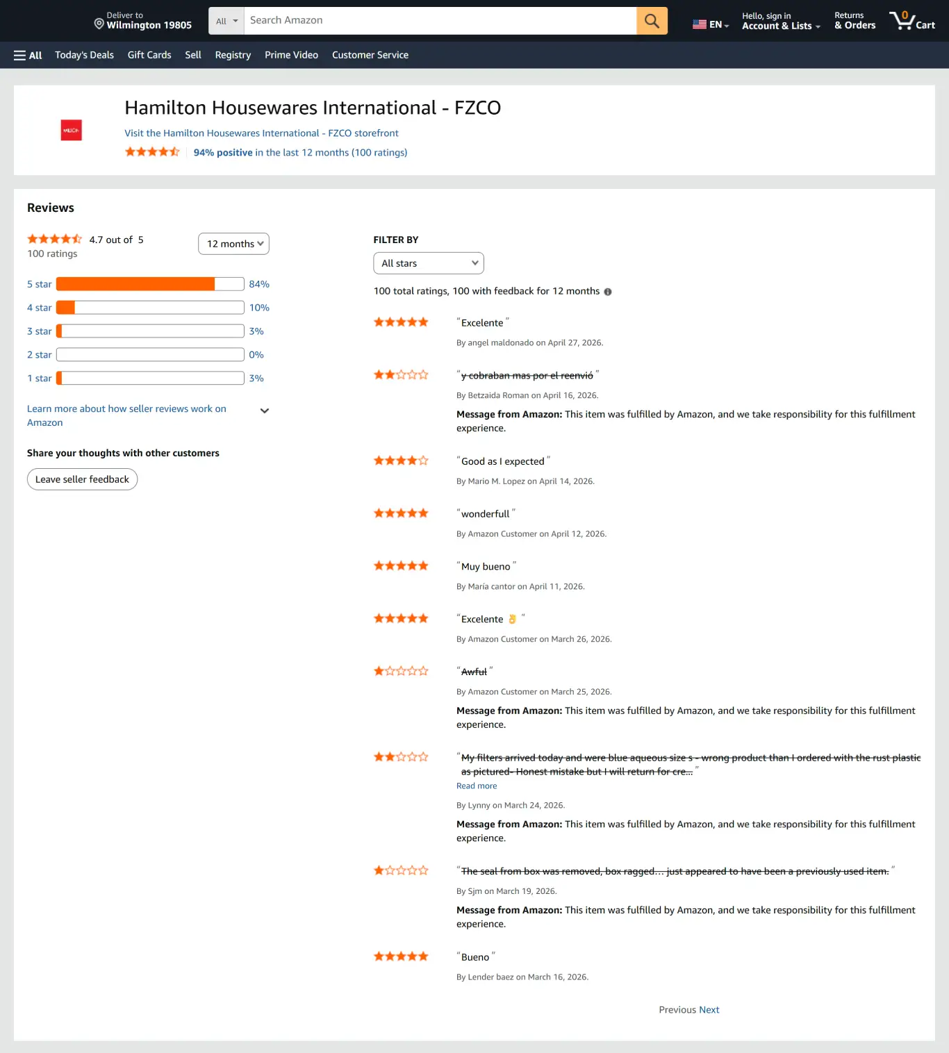 API Response Example
