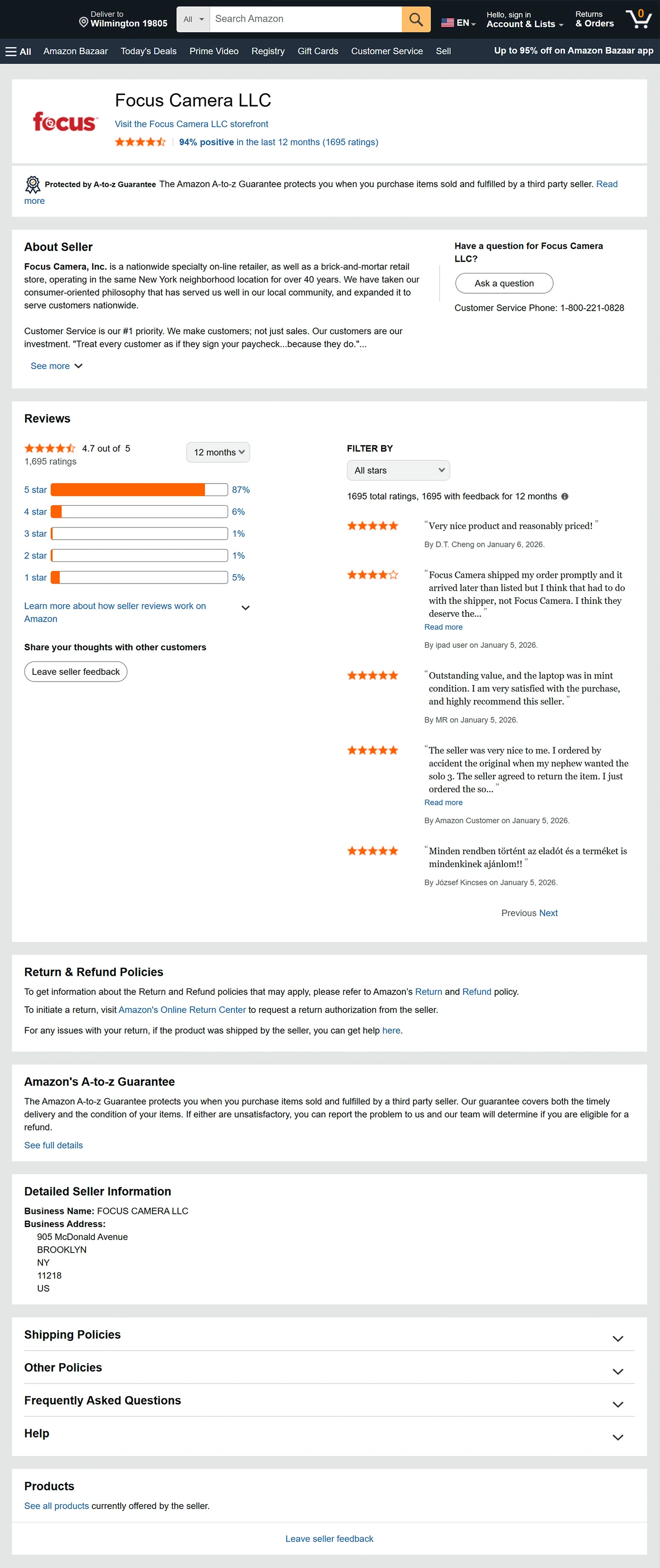 API Response Example
